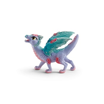 Figurina SCHLEICH Dragon cu flori, mama si copilul Figurina SCHLEICH Dragon cu flori, mama si copilul