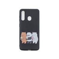 Husa design Animal Lovers, Samsung M40 / A60, neagra, material tpu, subtire si usoara