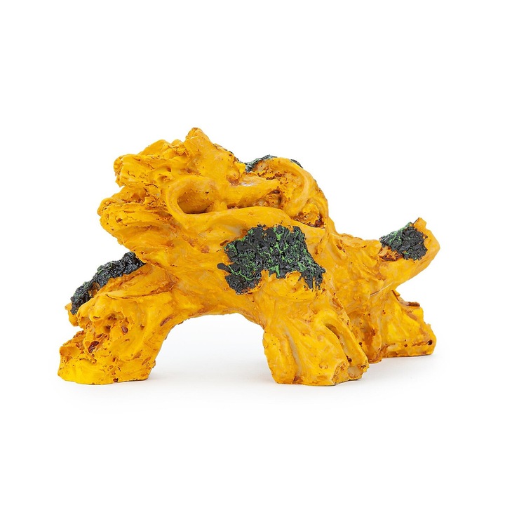 Happet Akvárium Dekoráció, Szikla, Sárga, 13 cm, U143