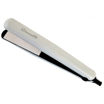 Placa pentru intins parul, putere 30W, temperatura reglabila 100-200 grade celsius, Alb Placa pentru intins parul, putere 30W, temperatura reglabila 100-200 grade celsius, Alb