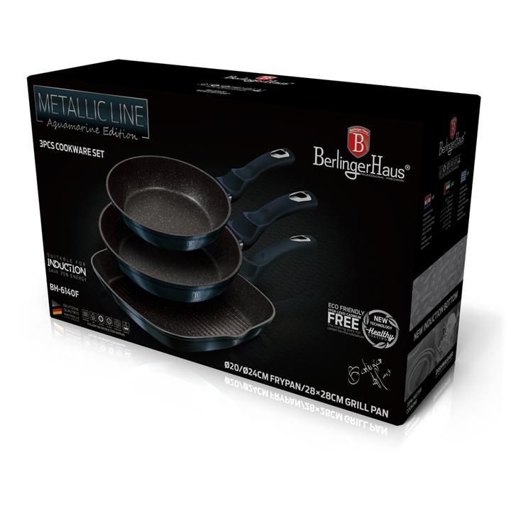 Berlinger Haus 3 db-os készlet Aquamarine BH-6140