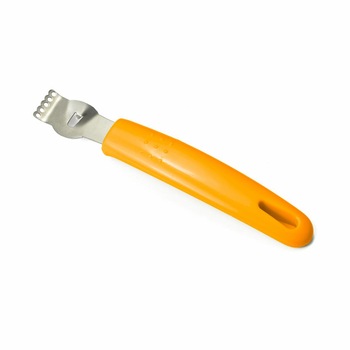Dispozitiv pentru razuit citrice 16.4 x 2.5 CM , portocaliu Dispozitiv pentru razuit citrice 16.4 x 2.5 CM , portocaliu