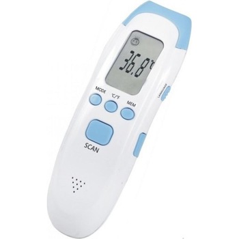 Termometru electronic MesMed MM 380, fara contact, Alb/Albastru Termometru electronic MesMed MM 380, fara contact, Alb/Albastru