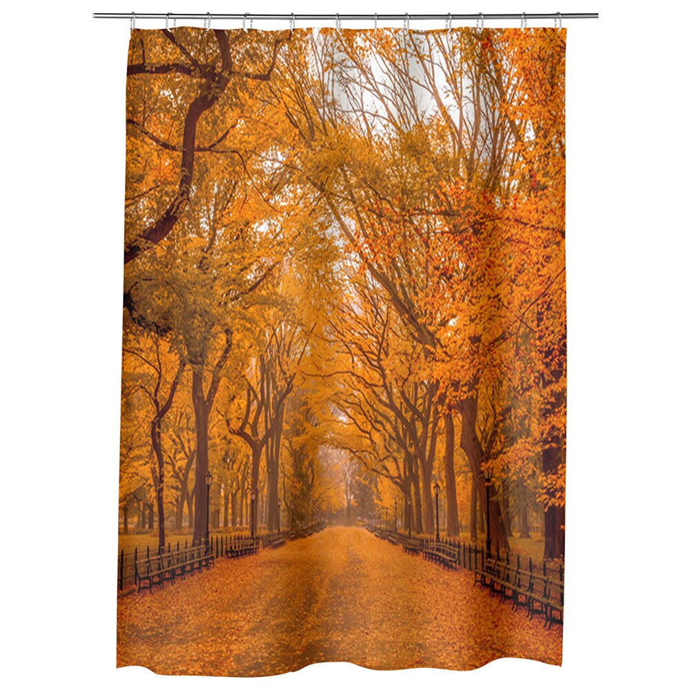 Perdea Dus, Cada, pentru Baie, Heartwork, Galben intens, Model Multicolor, Decoratiuni Baie, 150 x 200 cm