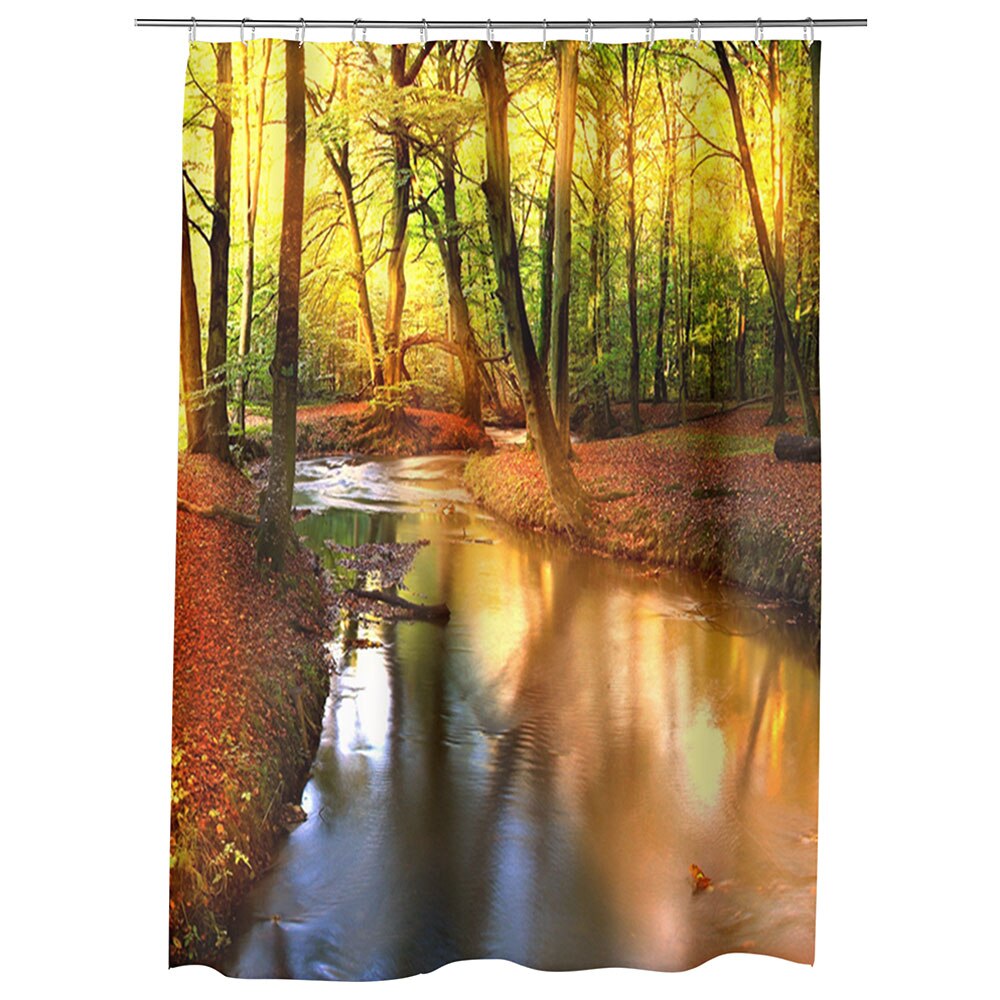 Perdea Dus, Cada, pentru Baie, Heartwork, Parau, Model Multicolor, Decoratiuni Baie, 150 x 200 cm