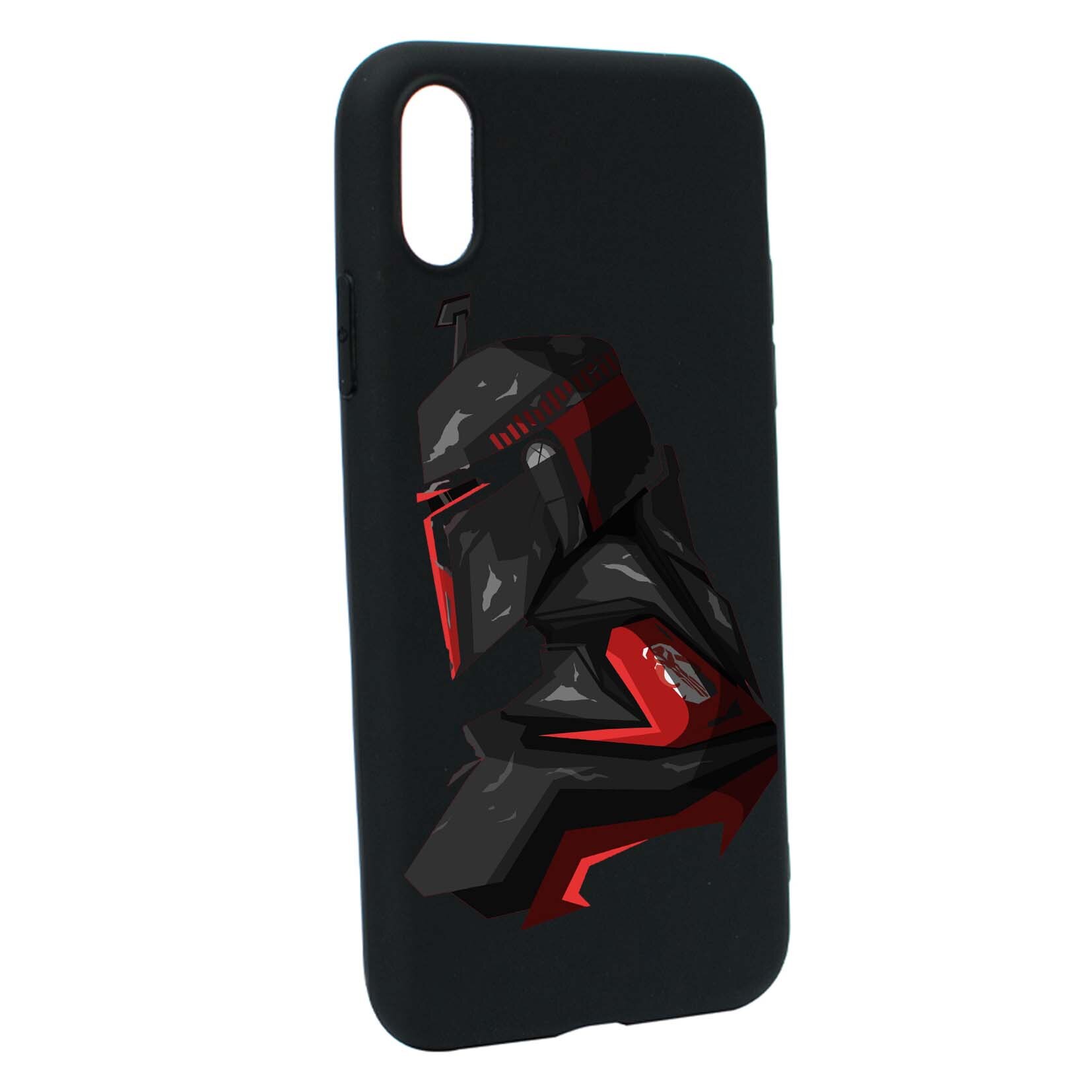 Husa de protectie Star Wars - The Mandalorian, Movie, pentru Apple iPhone XS Max, rezistenta la uzura, anti-alunecare, din silicon Premium, B456