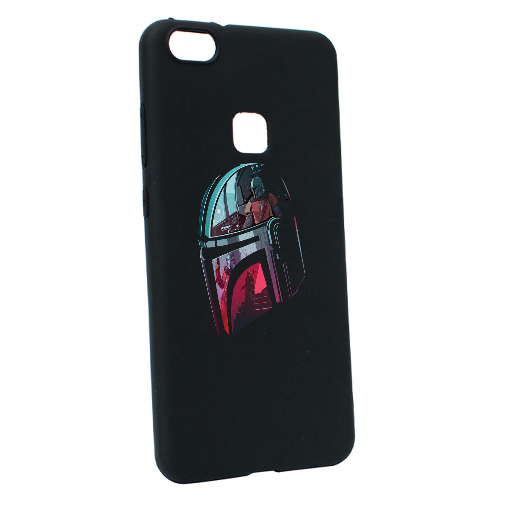 Husa de protectie Star Wars - The Mandalorian, Movie, pentru Huawei P10 Lite, rezistenta la uzura, anti-alunecare, din silicon Premium, B457