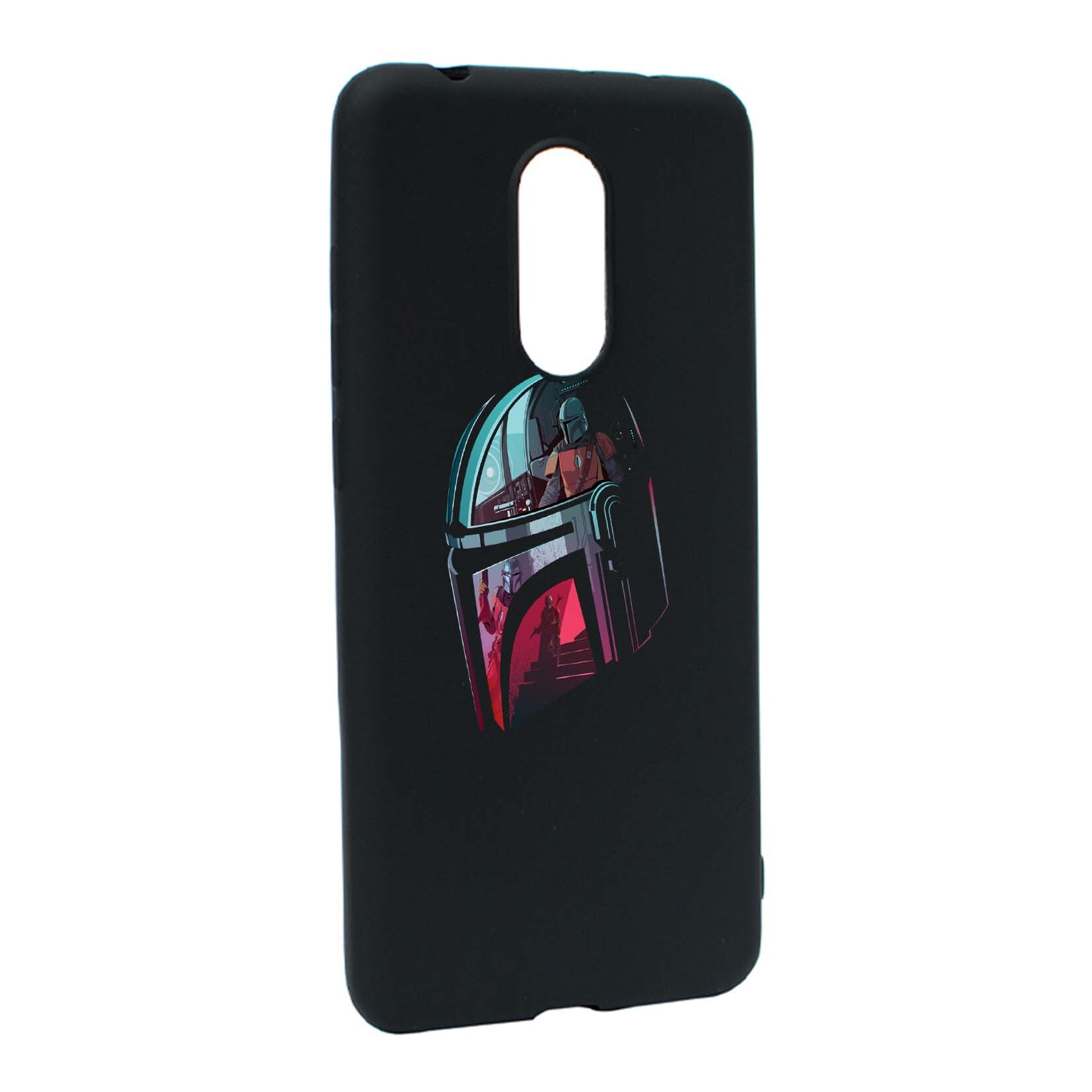 Husa de protectie Star Wars - The Mandalorian, Movie, pentru Xiaomi Redmi 5, rezistenta la uzura, anti-alunecare, din silicon Premium, B457
