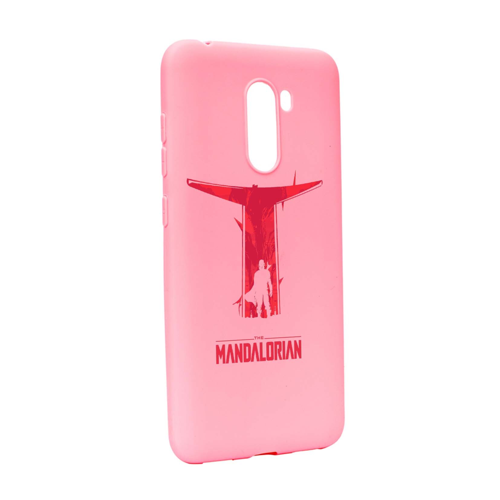 Husa de protectie Star Wars - The Mandalorian, Movie, pentru Xiaomi PocoPhone F1, rezistenta la uzura, anti-alunecare, din silicon Premium, P458