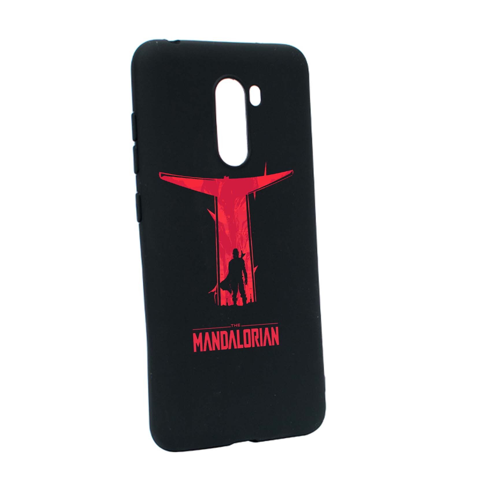 Husa de protectie Star Wars - The Mandalorian, Movie, pentru Xiaomi PocoPhone F1, rezistenta la uzura, anti-alunecare, din silicon Premium, B458