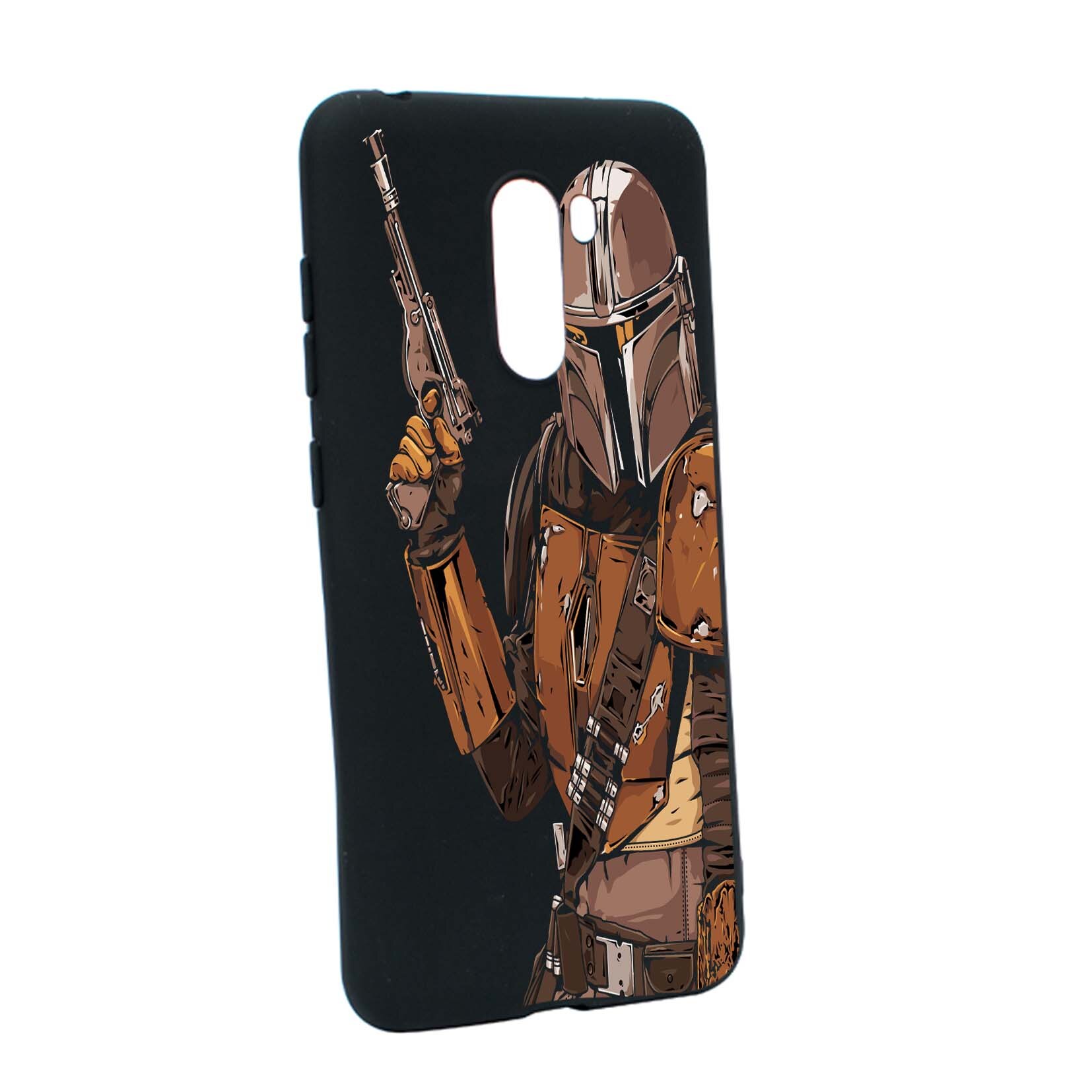 Husa de protectie Star Wars - The Mandalorian, Movie, pentru Xiaomi PocoPhone F1, rezistenta la uzura, anti-alunecare, din silicon Premium, B459