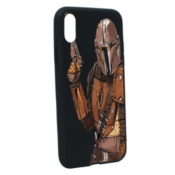 Husa de protectie Star Wars - The Mandalorian, Movie, pentru Apple iPhone XS Max, rezistenta la uzura, anti-alunecare, din silicon Premium, B459 Husa de protectie Star Wars - The Mandalorian, Movie, pentru Apple iPhone XS Max, rezistenta la uzura, anti-alunecare, din silicon Premium, B459