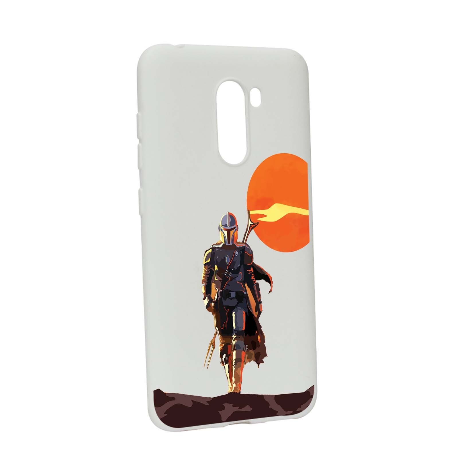 Husa de protectie Star Wars - The Mandalorian, Movie, pentru Xiaomi PocoPhone F1, rezistenta la uzura, anti-alunecare, din silicon Premium, W460