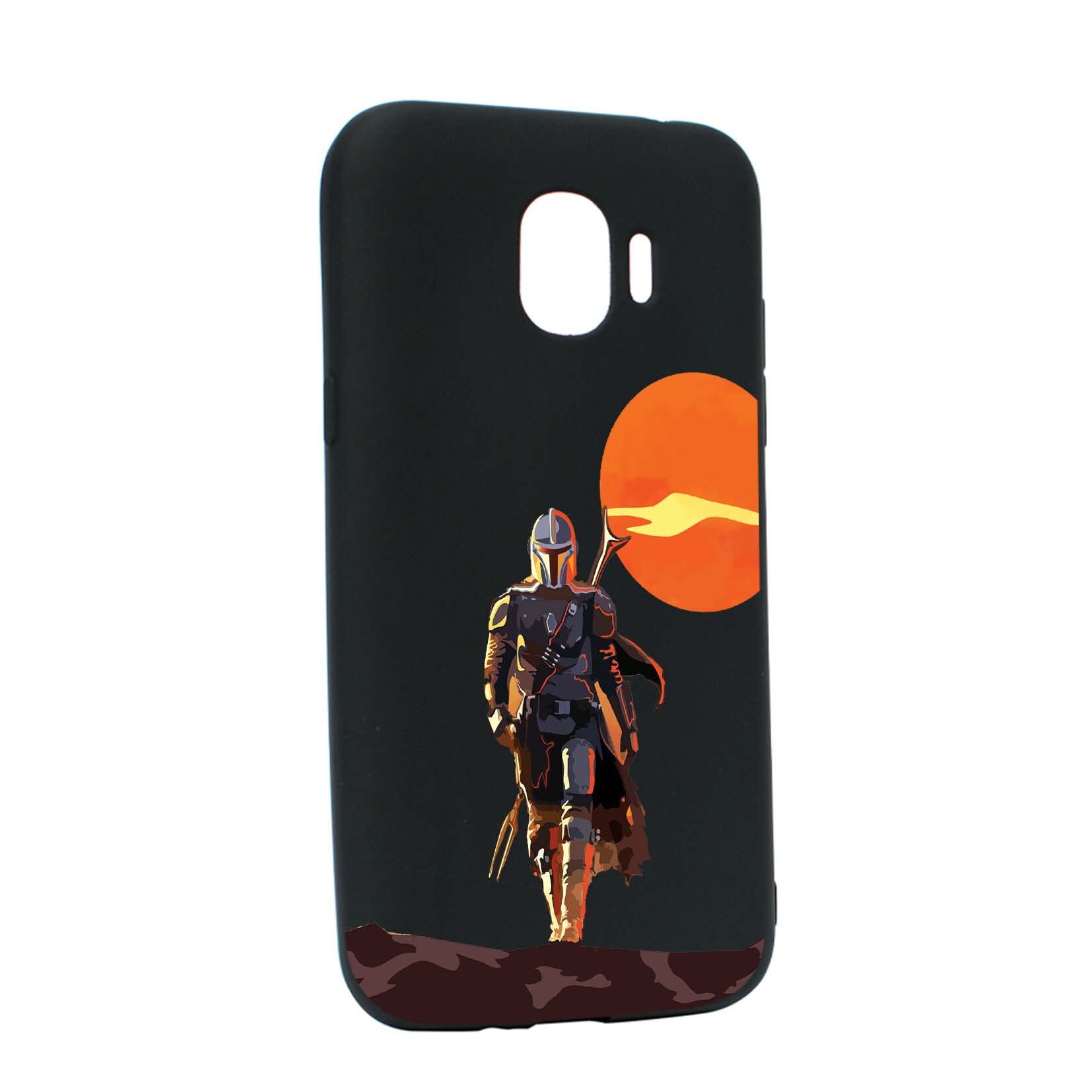 Husa de protectie Star Wars - The Mandalorian, Movie, pentru Samsung Galaxy J2 Pro 2018 / J2 2018 / Grand Prime Pro, rezistenta la uzura, anti-alunecare, din silicon Premium, B460