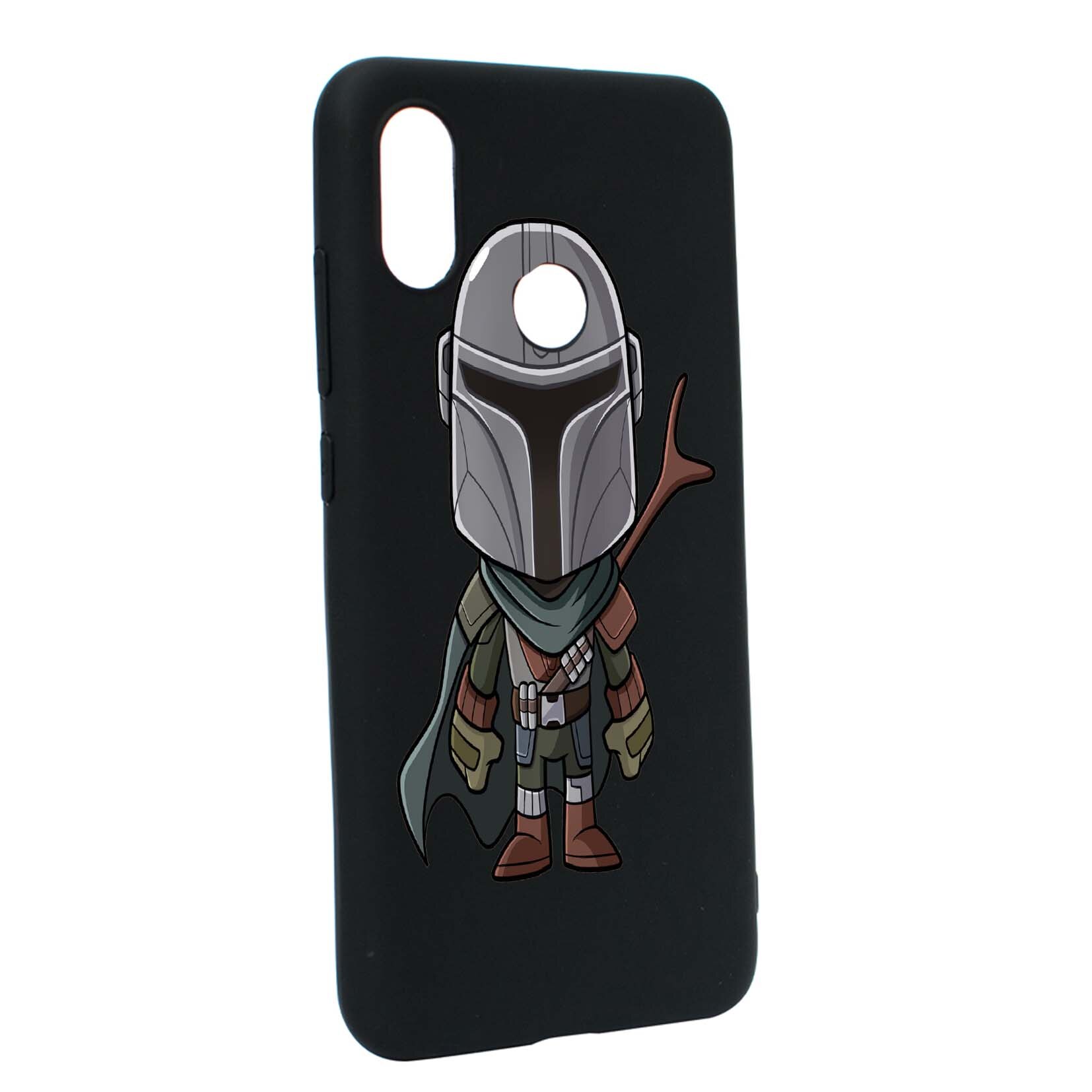 Husa de protectie Star Wars - The Mandalorian, Movie, pentru Xiaomi Mi A2 Lite / Redmi 6 Pro, rezistenta la uzura, anti-alunecare, din silicon Premium, B462