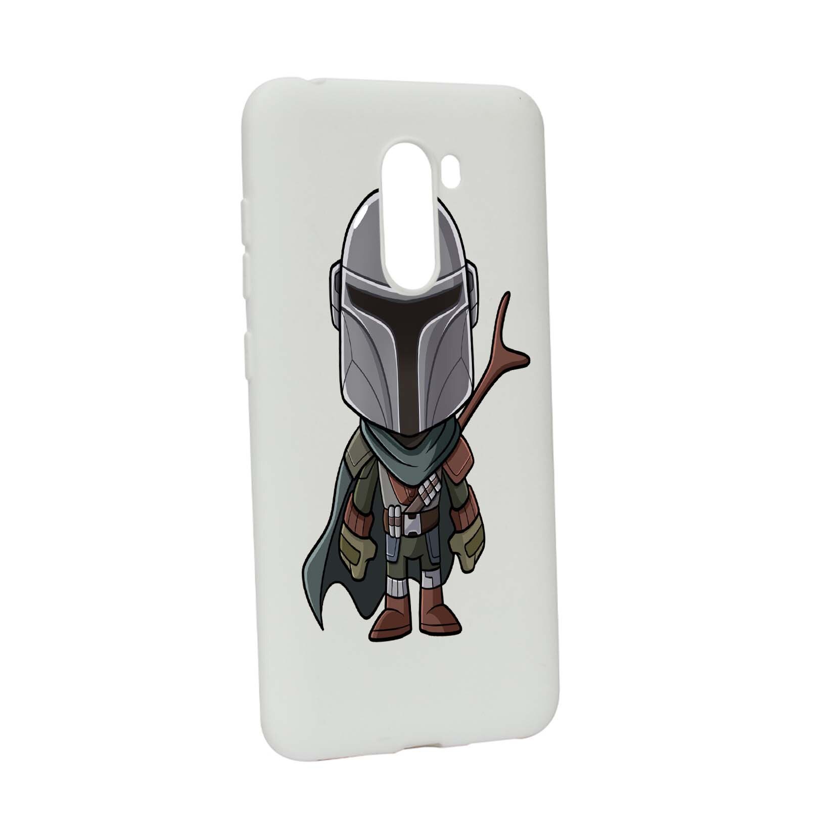 Husa de protectie Star Wars - The Mandalorian, Movie, pentru Xiaomi PocoPhone F1, rezistenta la uzura, anti-alunecare, din silicon Premium, W462