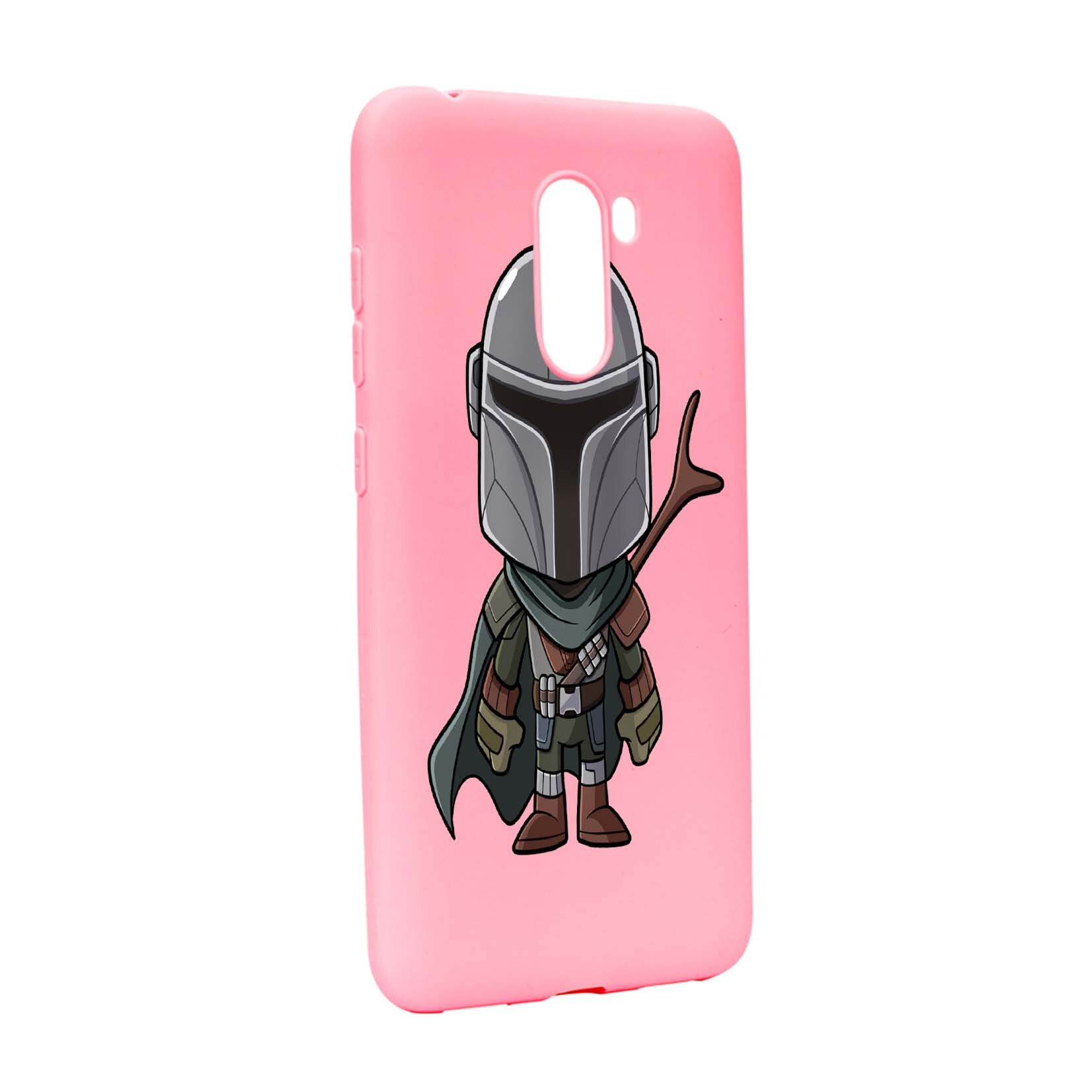 Husa de protectie Star Wars - The Mandalorian, Movie, pentru Xiaomi PocoPhone F1, rezistenta la uzura, anti-alunecare, din silicon Premium, P462