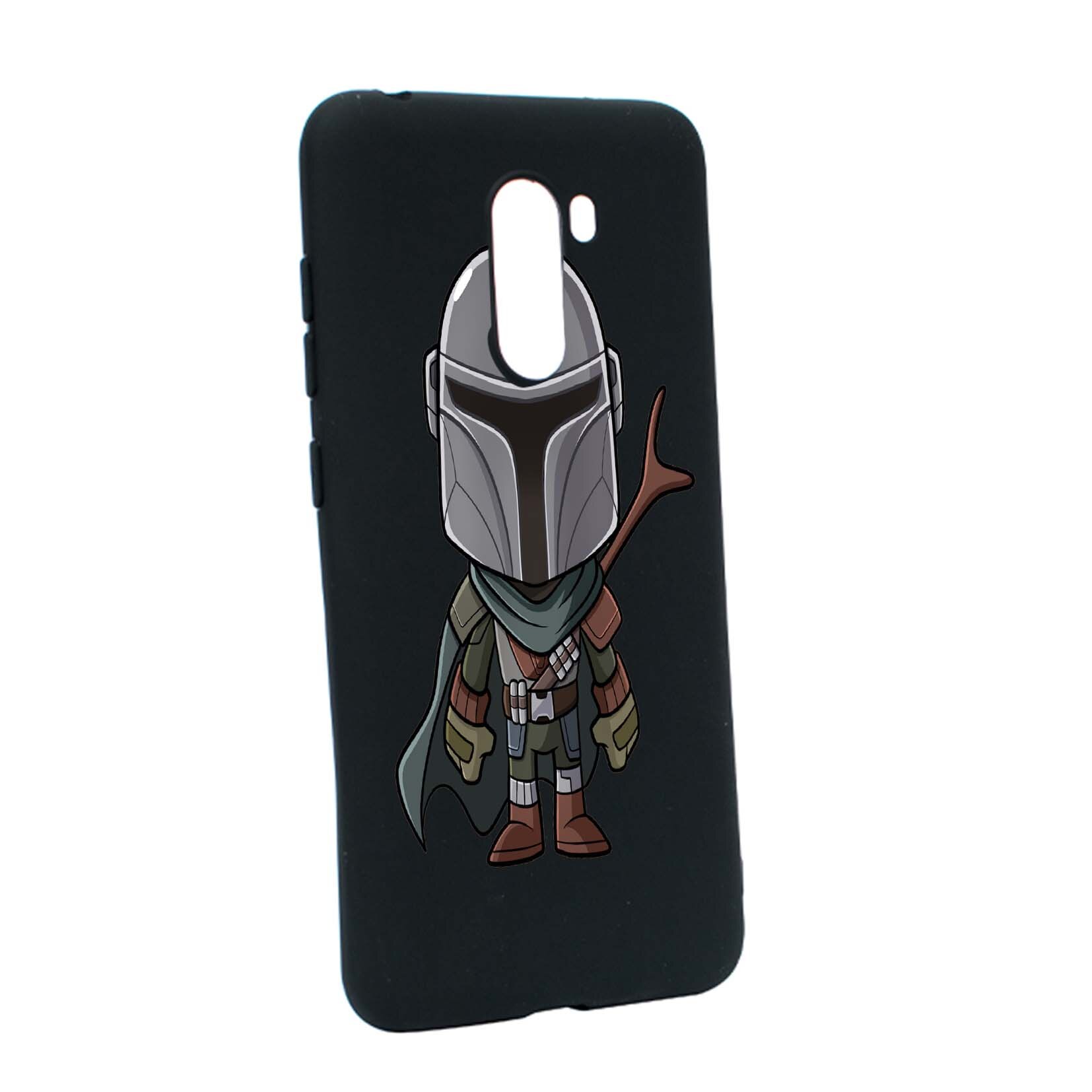 Husa de protectie Star Wars - The Mandalorian, Movie, pentru Xiaomi PocoPhone F1, rezistenta la uzura, anti-alunecare, din silicon Premium, B462