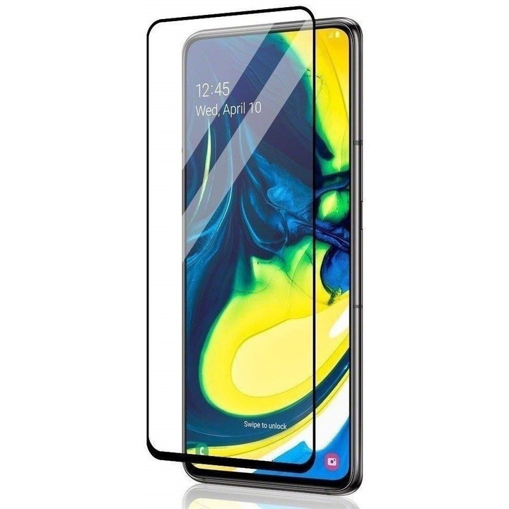 Стъклен протектор 5D Full Glue Roar Glass - Samsung Galaxy A71 - Черен