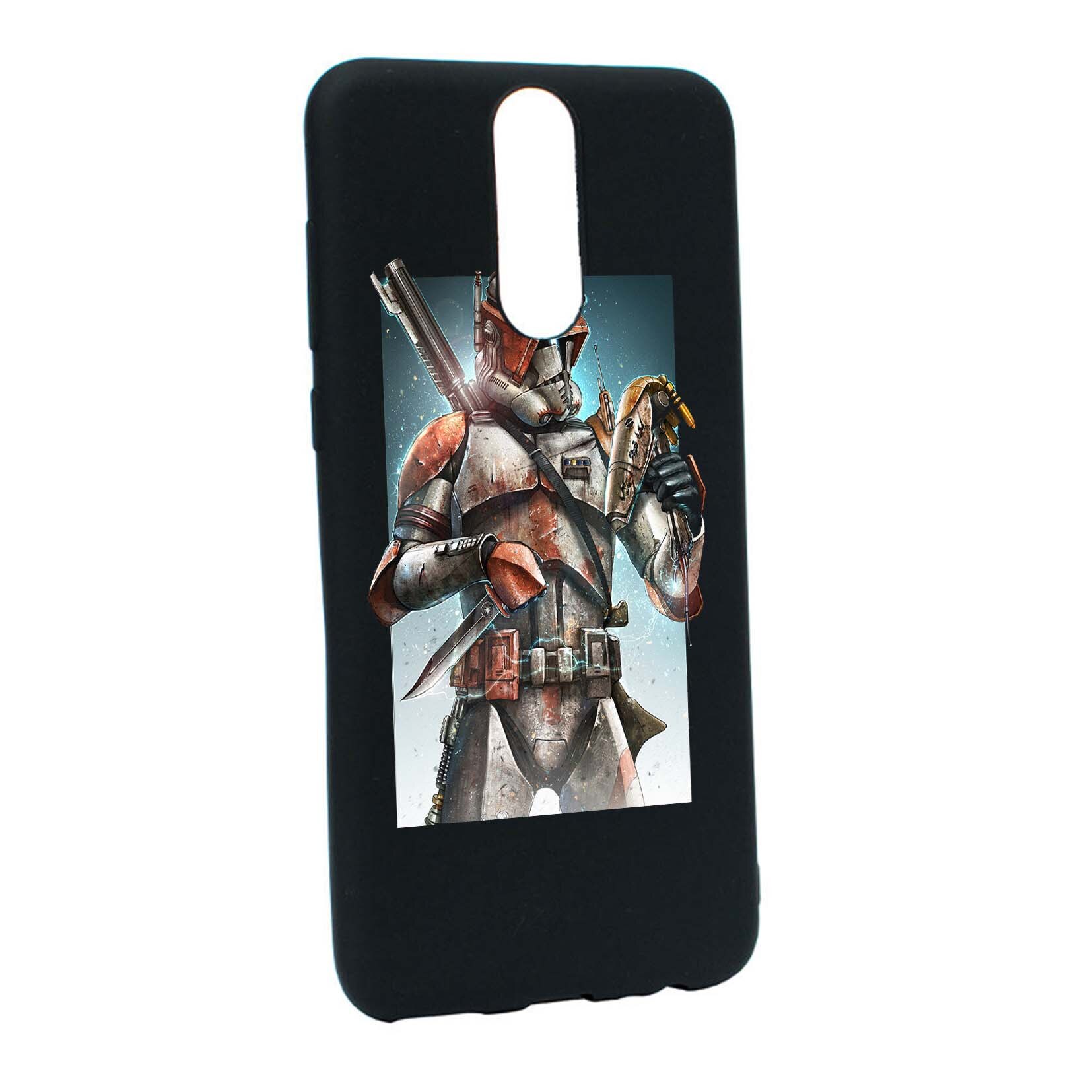 Husa de protectie Star Wars - The Mandalorian, Movie, pentru Huawei Mate 10 Lite, rezistenta la uzura, anti-alunecare, din silicon Premium, B464