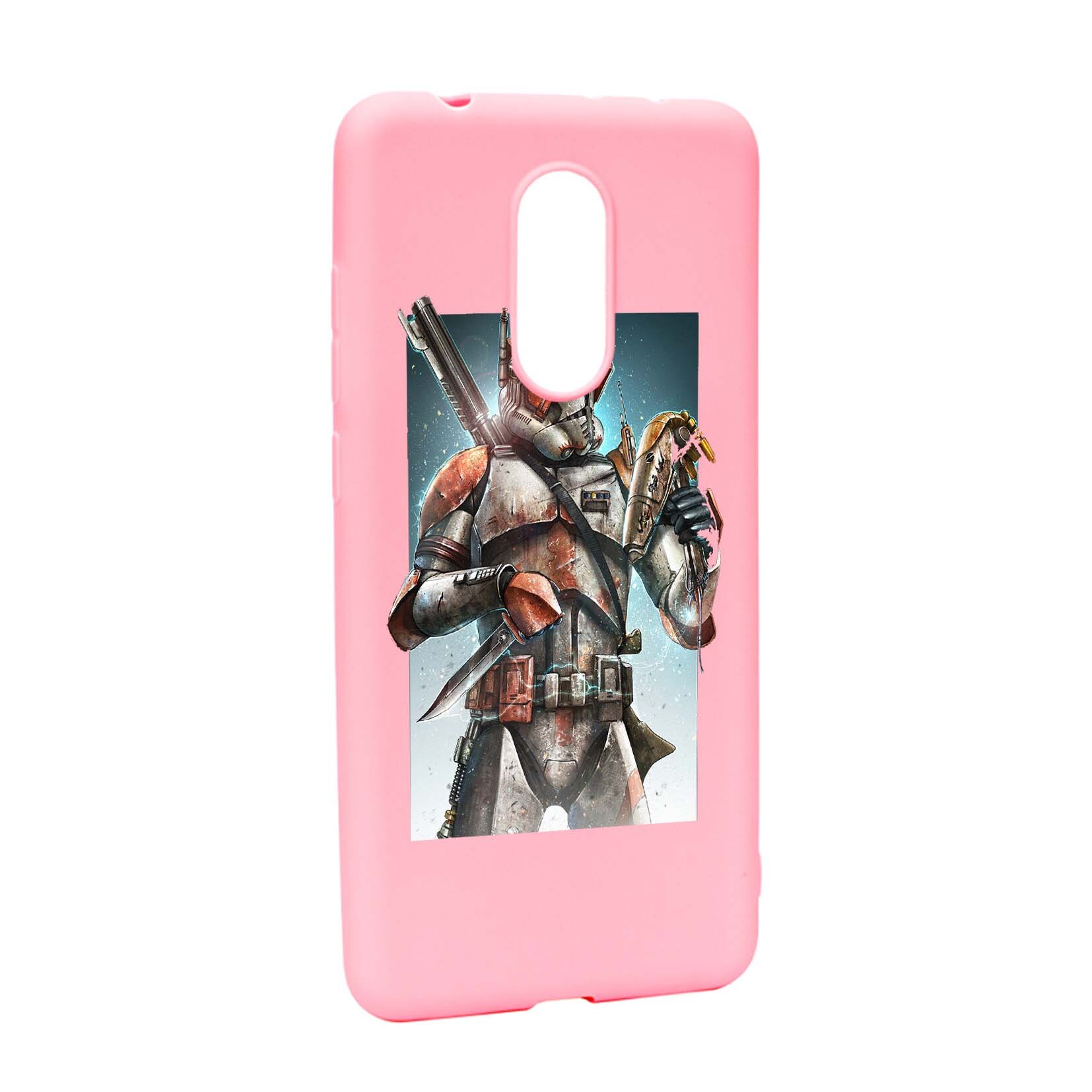 Husa de protectie Star Wars - The Mandalorian, Movie, pentru Xiaomi Redmi Note 5 / Redmi 5 Plus, rezistenta la uzura, anti-alunecare, din silicon Premium, P464
