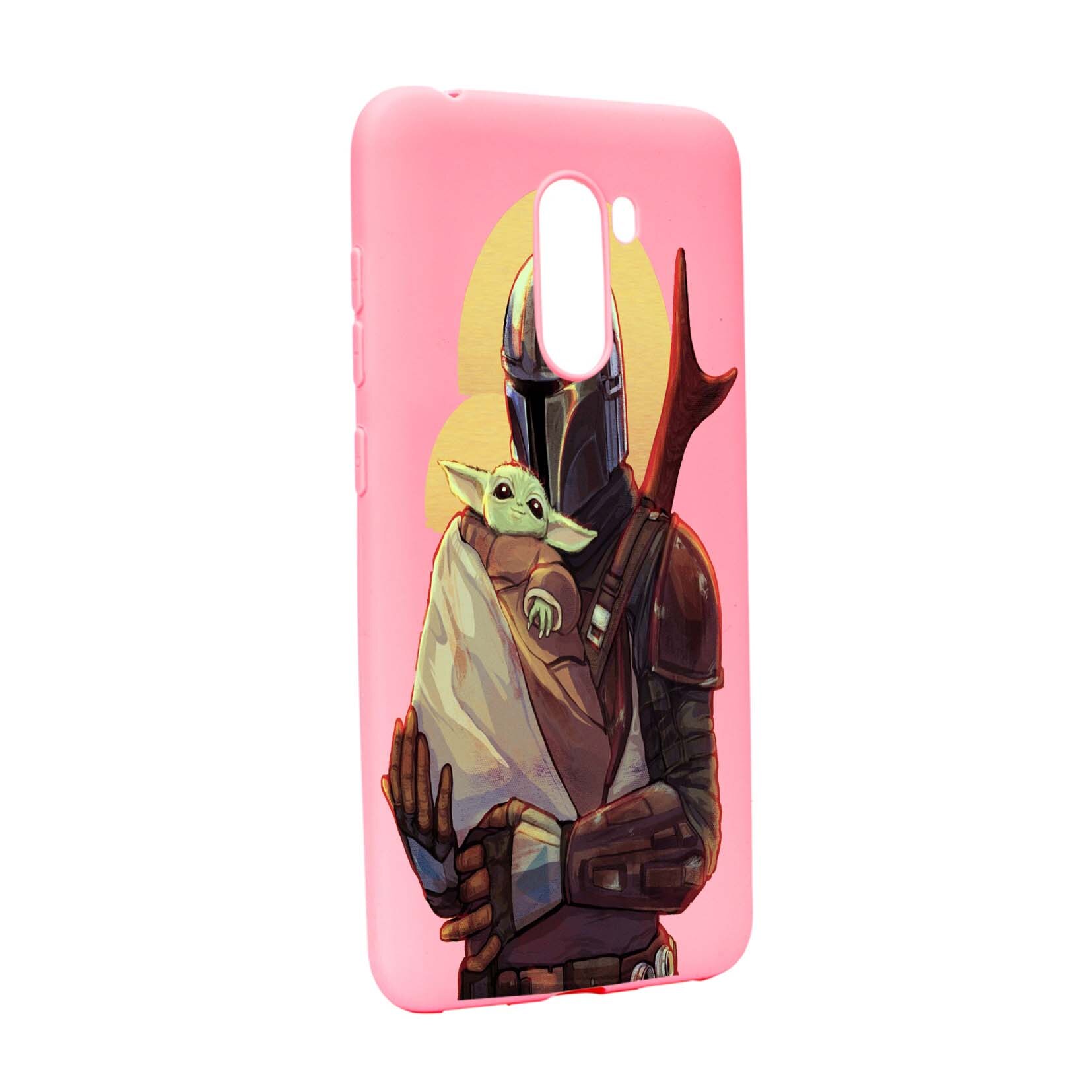 Husa de protectie Star Wars - The Mandalorian, Movie, pentru Xiaomi PocoPhone F1, rezistenta la uzura, anti-alunecare, din silicon Premium, P465