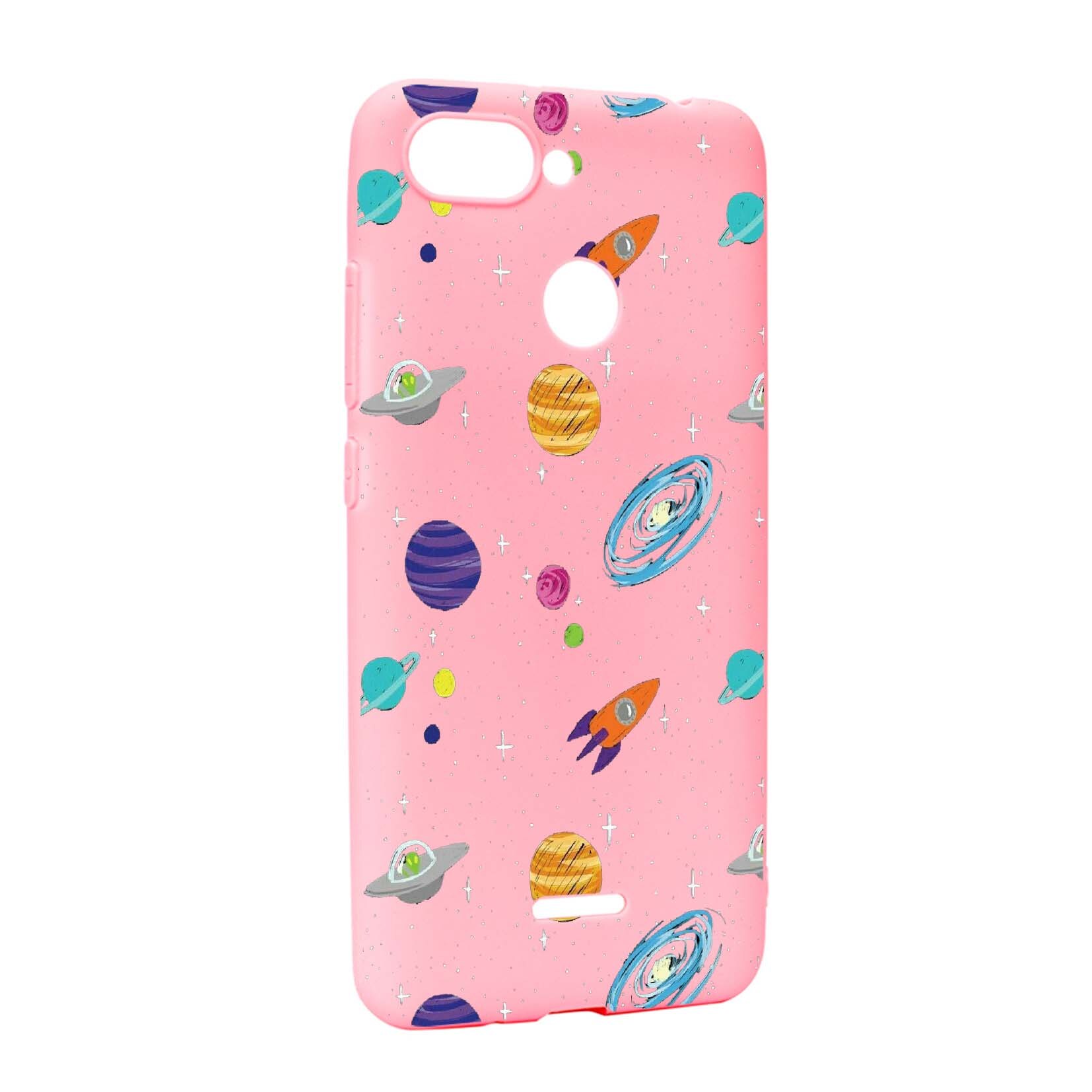 Husa de protectie Universe - Planeta, Movie, pentru Xiaomi Redmi 6, rezistenta la uzura, anti-alunecare, din silicon Premium, P466