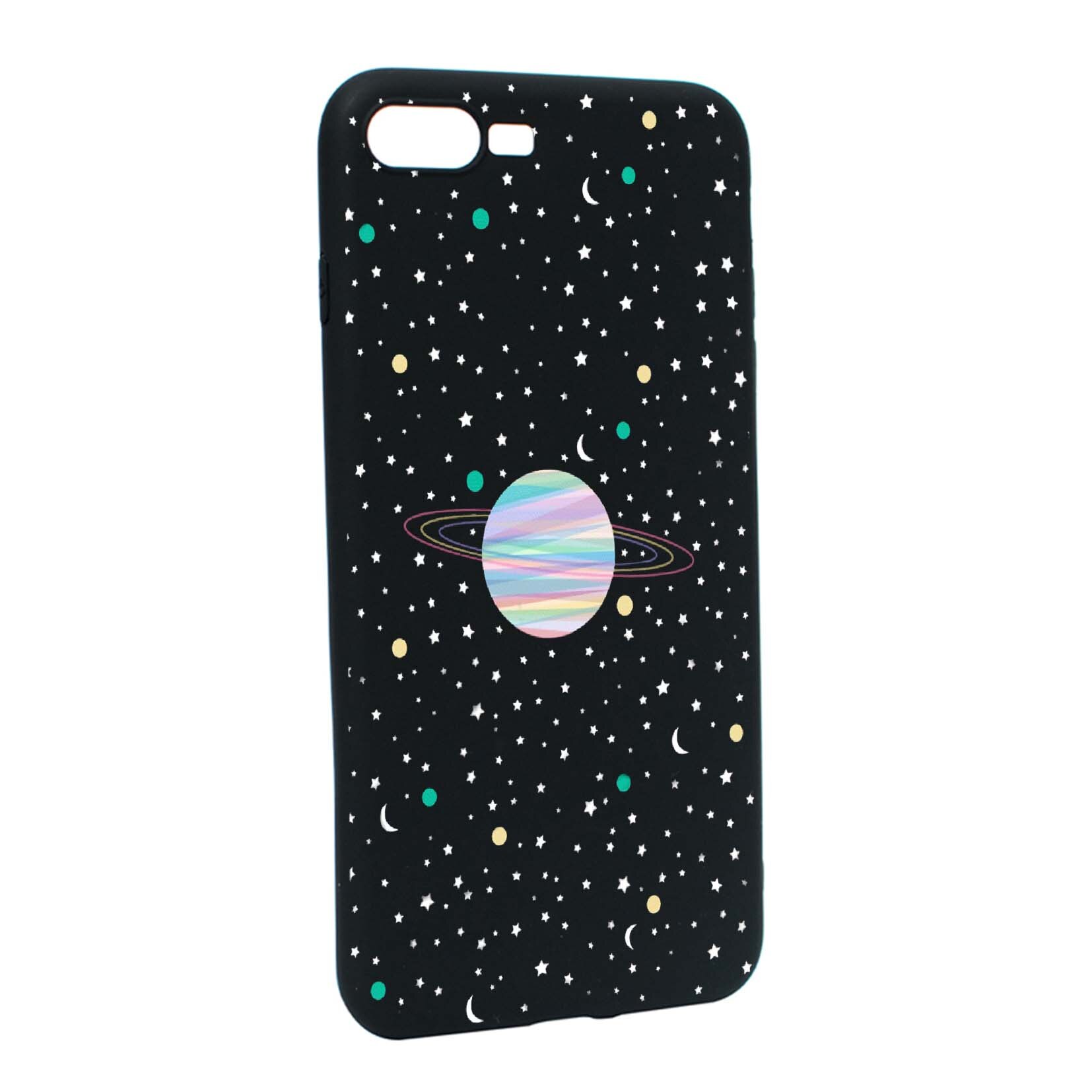 Husa de protectie Universe - Planeta, Movie, pentru Apple iPhone 7 Plus / 8 Plus, rezistenta la uzura, anti-alunecare, din silicon Premium, B468