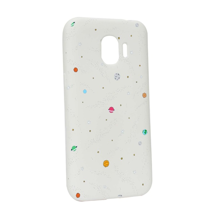 Husa de protectie Universe - Planeta, Movie, pentru Samsung Galaxy J4 2018, rezistenta la uzura, anti-alunecare, din silicon Premium, W470