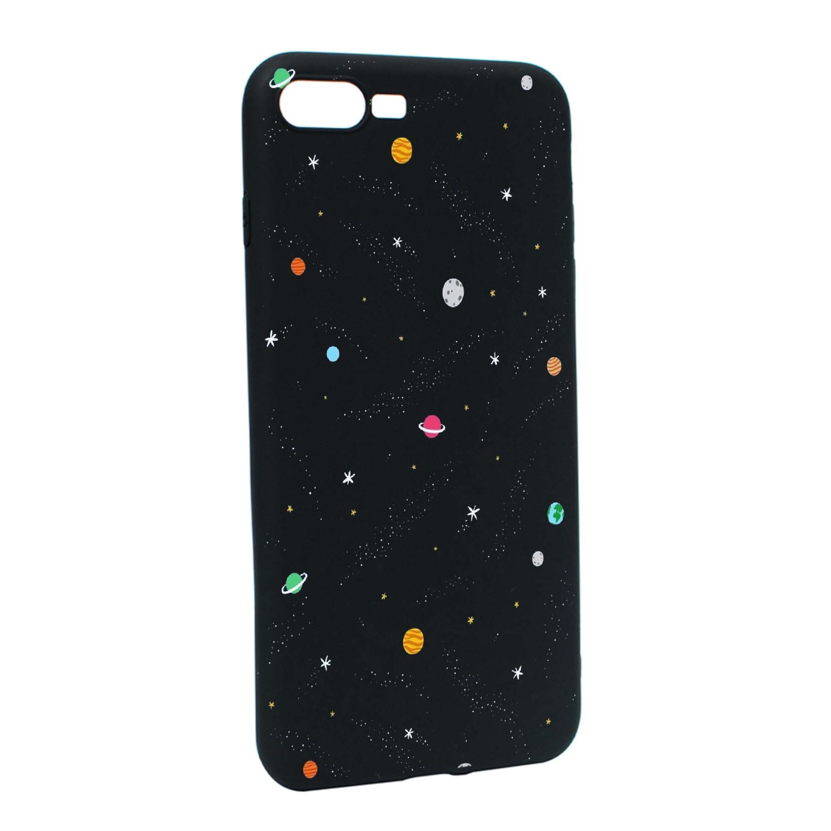 Husa de protectie Universe - Planeta, Movie, pentru Apple iPhone 7 Plus / 8 Plus, rezistenta la uzura, anti-alunecare, din silicon Premium, B470