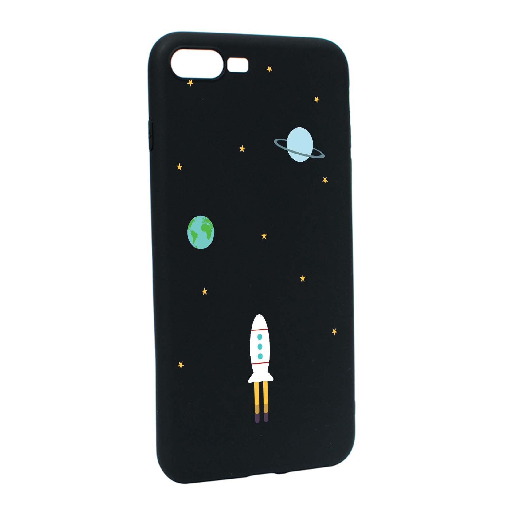 Husa de protectie Universe - Spacecraft, Movie, pentru Apple iPhone 7 Plus / 8 Plus, rezistenta la uzura, anti-alunecare, din silicon Premium, B471