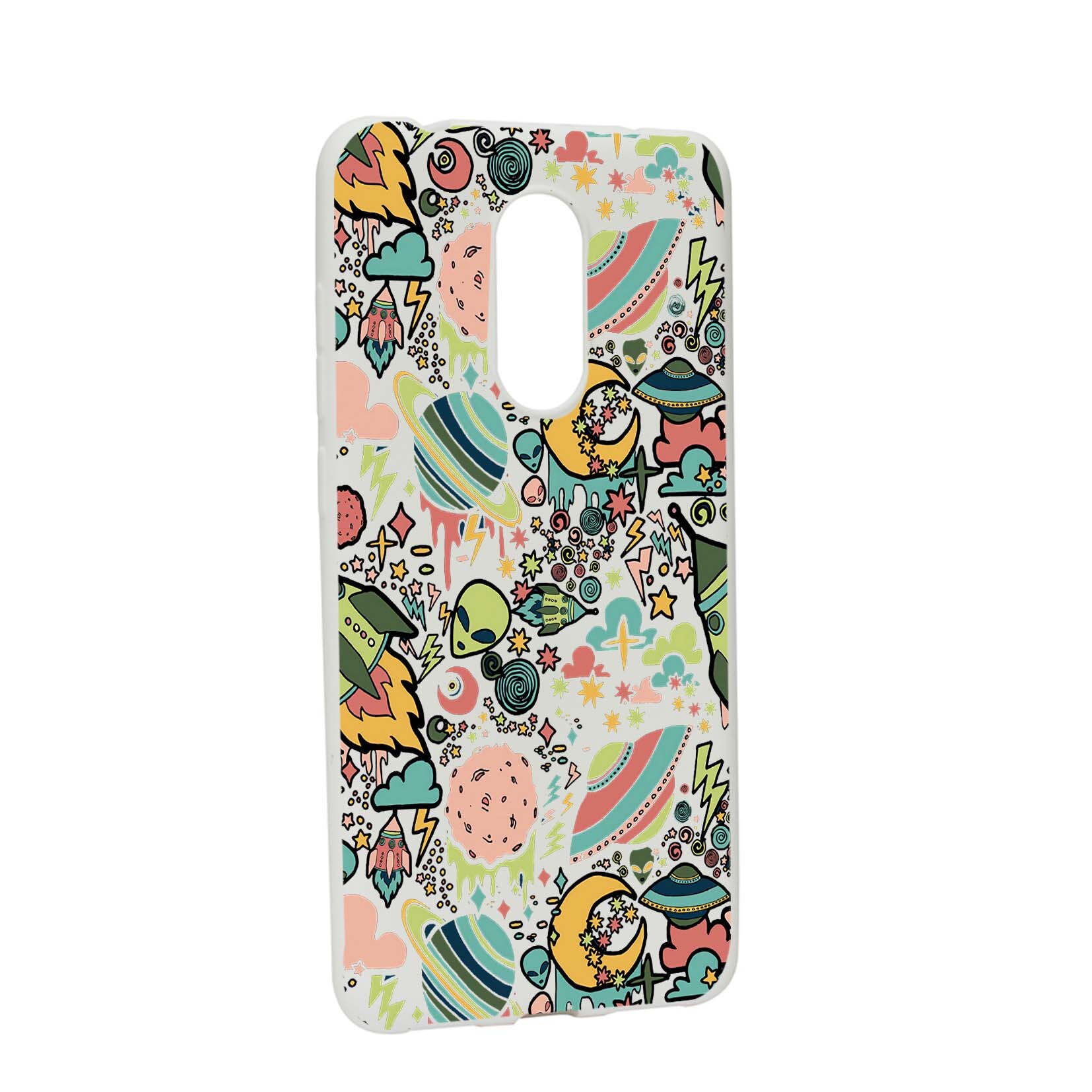 Husa de protectie Universe - UFO, Movie, pentru Xiaomi Redmi Note 5 / Redmi 5 Plus, rezistenta la uzura, anti-alunecare, din silicon Premium, W472