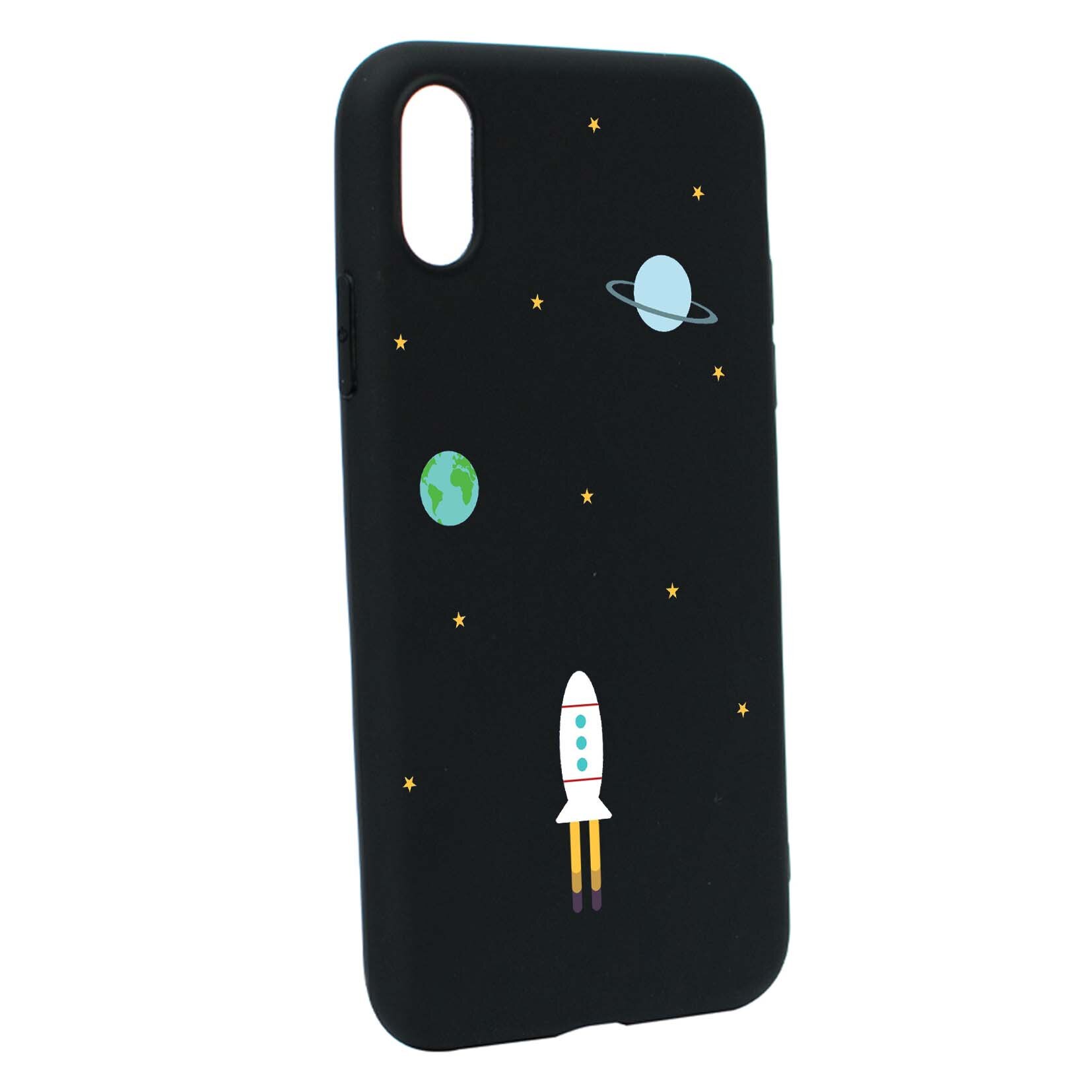 Husa de protectie Universe - Spacecraft, Movie, pentru Apple iPhone XS Max, rezistenta la uzura, anti-alunecare, din silicon Premium, B471