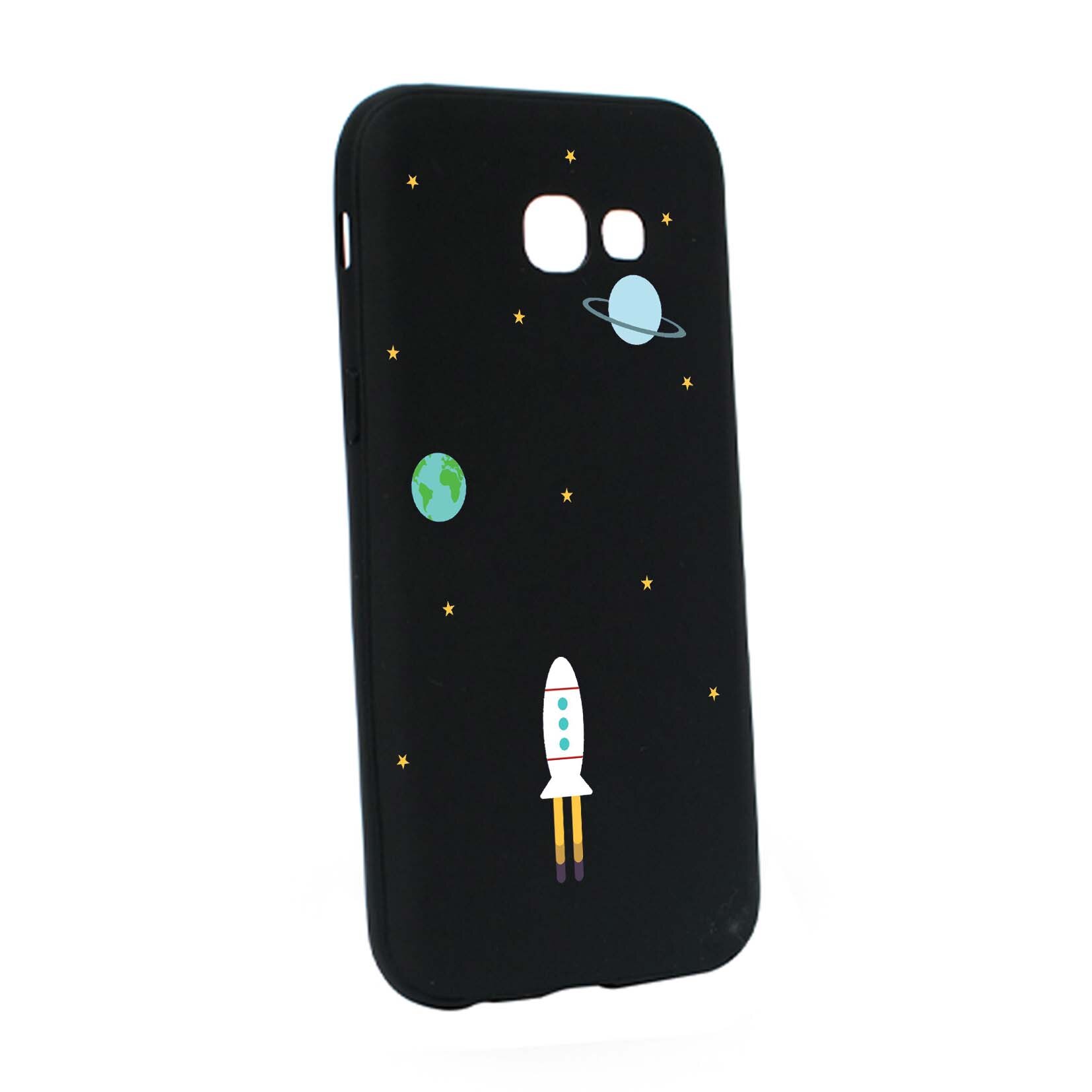 Husa de protectie Universe - Spacecraft, Movie, pentru Samsung Galaxy A3 2017, rezistenta la uzura, anti-alunecare, din silicon Premium, B471