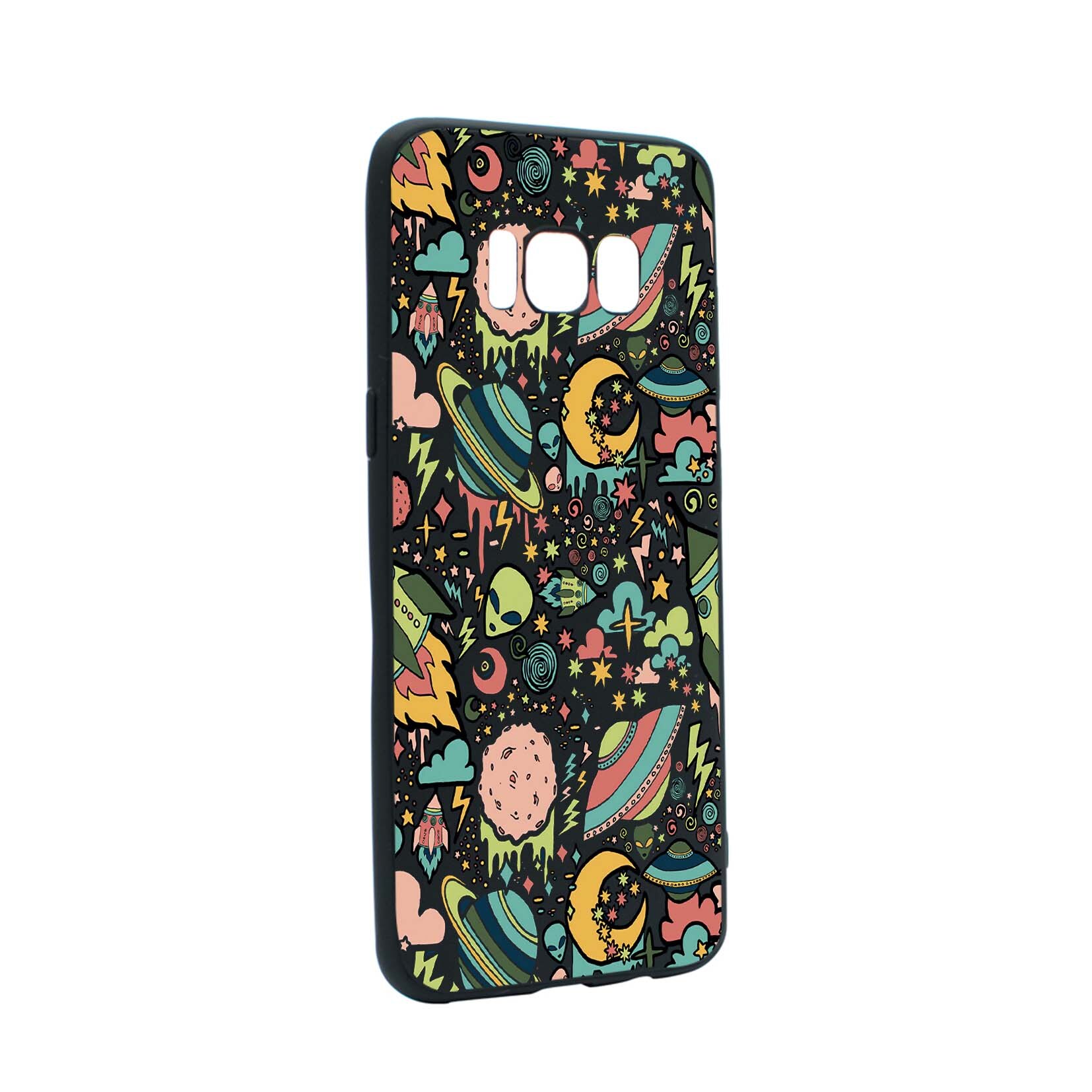 Husa de protectie Universe - UFO, Movie, pentru Samsung Galaxy S8, rezistenta la uzura, anti-alunecare, din silicon Premium, B472