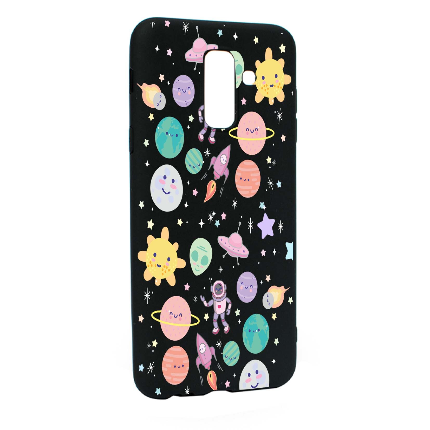 Husa de protectie Universe - UFO, Movie, pentru Samsung Galaxy A6 PLUS / Galaxy J8 2018, rezistenta la uzura, anti-alunecare, din silicon Premium, B473