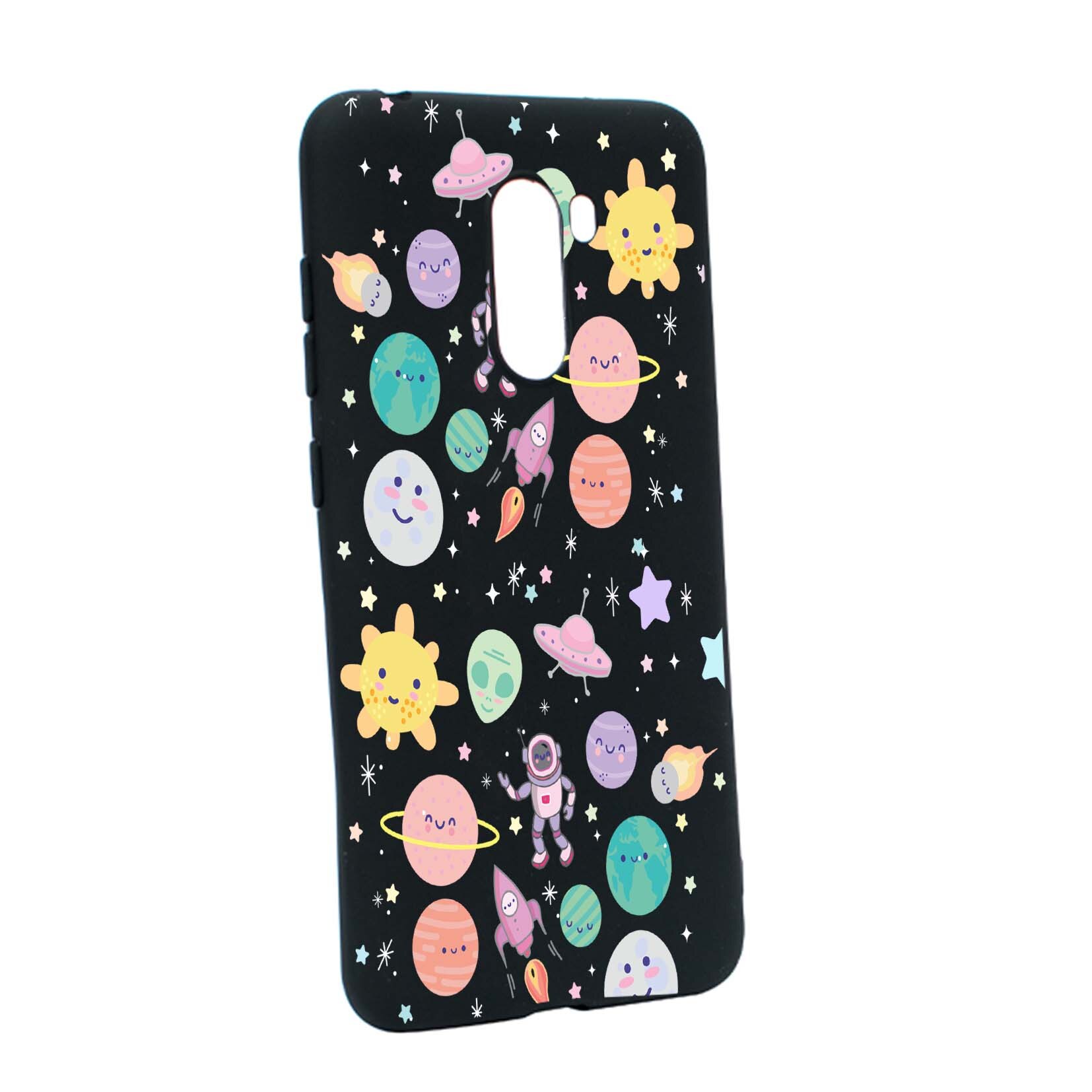 Husa de protectie Universe - UFO, Movie, pentru Xiaomi PocoPhone F1, rezistenta la uzura, anti-alunecare, din silicon Premium, B473