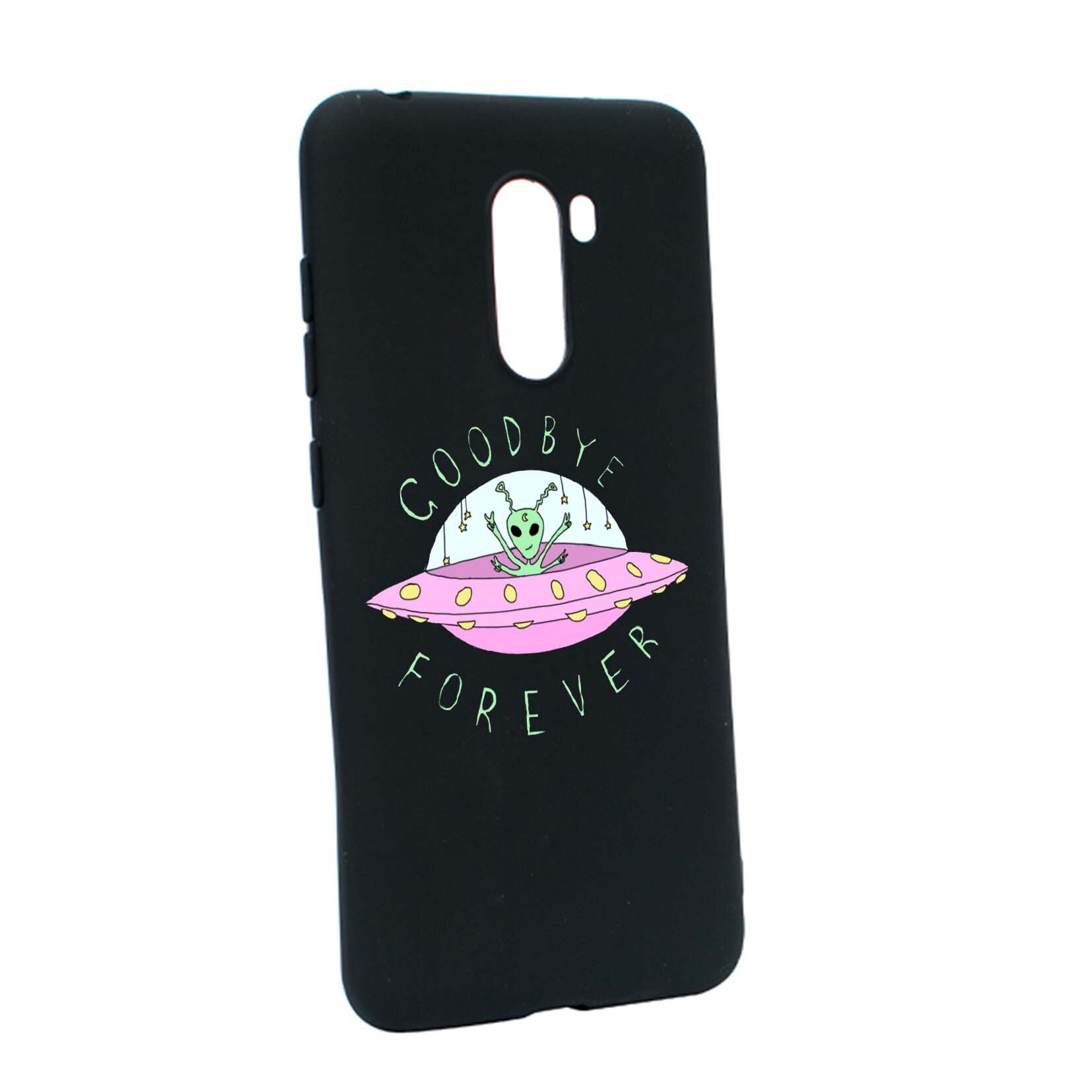 Husa de protectie Universe - Good Bye!, Movie, pentru Xiaomi PocoPhone F1, rezistenta la uzura, anti-alunecare, din silicon Premium, B474