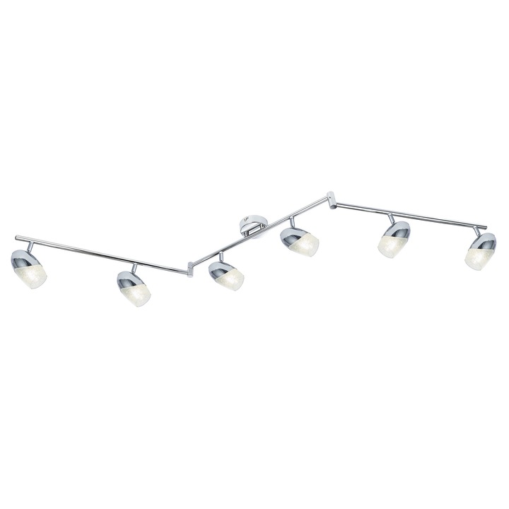 Спот Rabalux Jennifer ,6x4W LED, Хром/Прозрачен