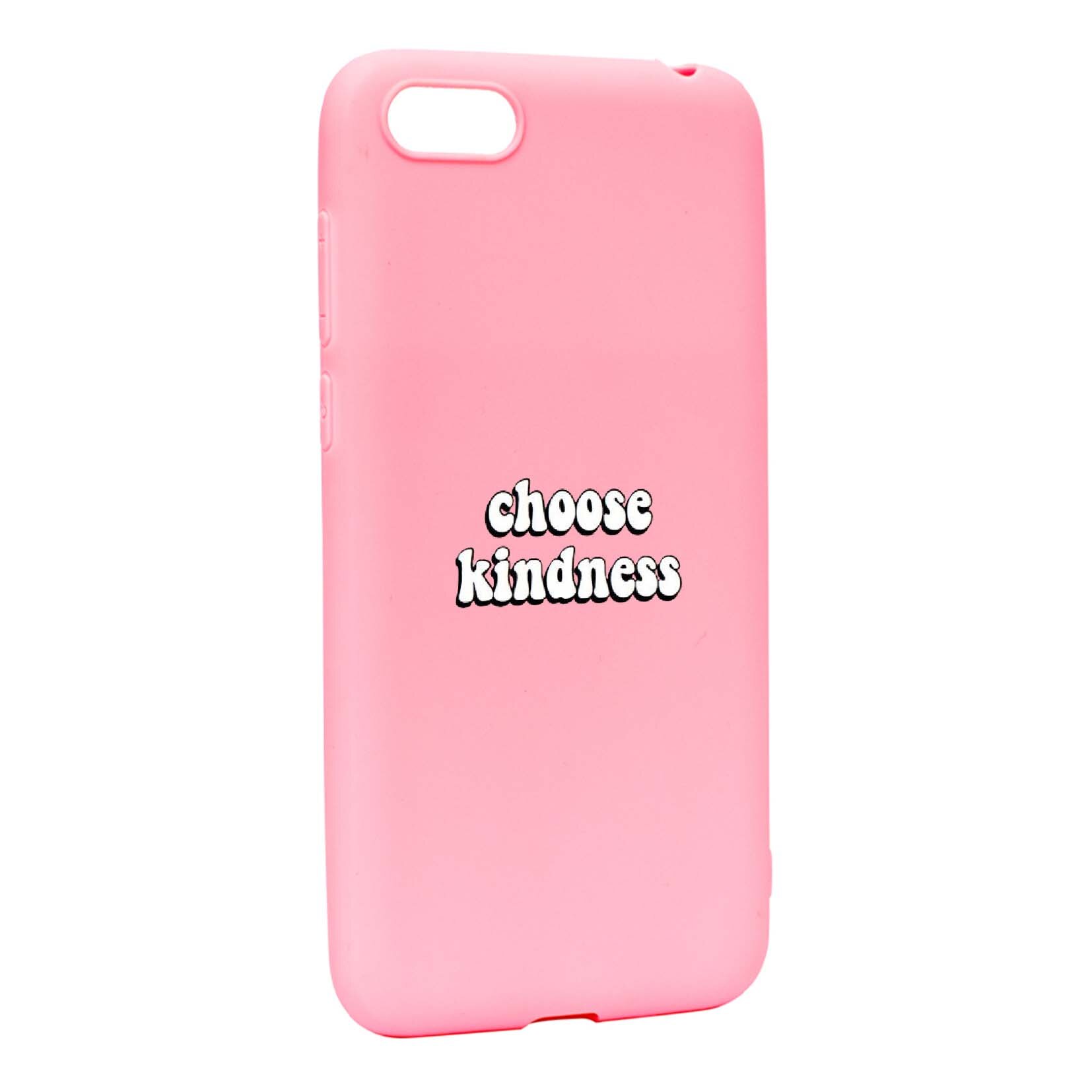 Husa de protectie cu mesaj Kindness, pentru Apple iPhone 6 / 6S, rezistenta la uzura, anti-alunecare, din silicon Premium, P478
