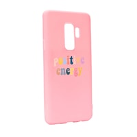 husa de protectie cu mesaj positive energy pentru samsung galaxy s9 rezistenta la uzura anti-alunecare din silicon premium p479 imagen 20_0_
0