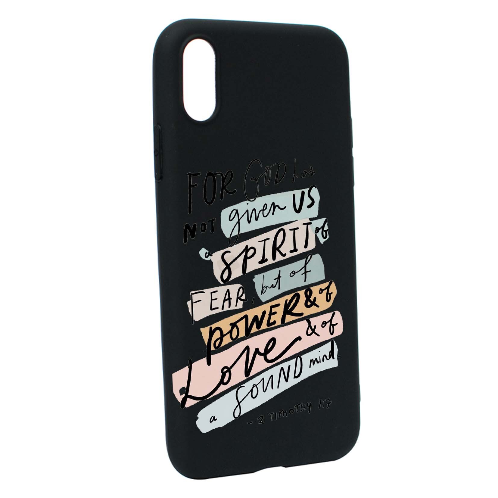 Husa de protectie cu mesaj bible, pentru Apple iPhone XS Max, rezistenta la uzura, anti-alunecare, din silicon Premium, B481