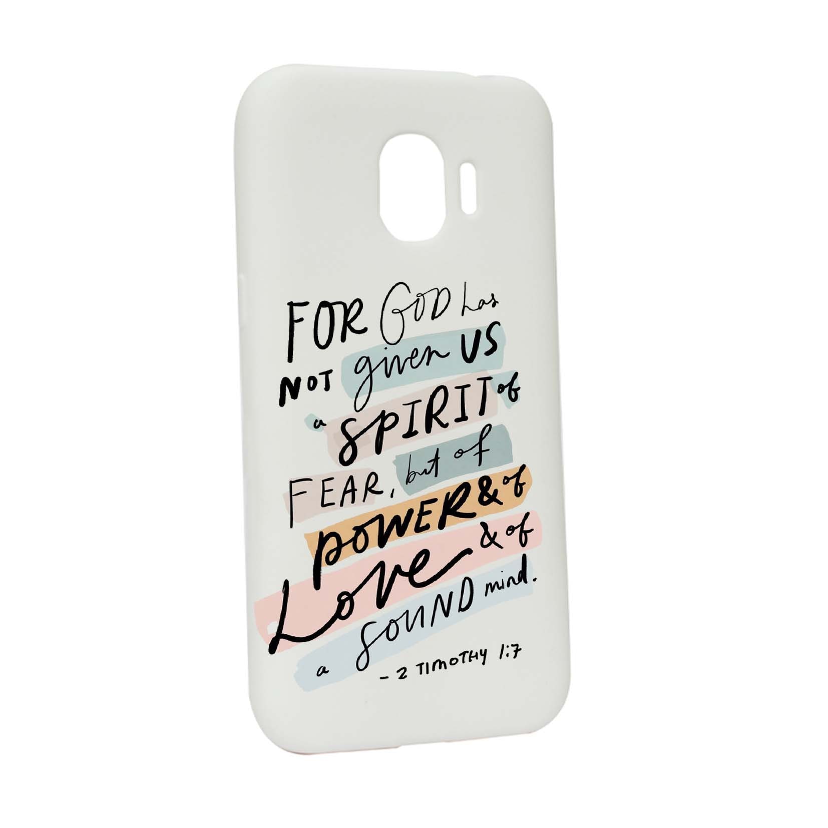 Husa de protectie cu mesaj bible, pentru Samsung Galaxy J4 2018, rezistenta la uzura, anti-alunecare, din silicon Premium, W481