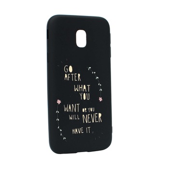 Husa de protectie cu mesaj Be Positive, pentru Samsung Galaxy J7 2017, rezistenta la uzura, anti-alunecare, din silicon Premium, B483 Husa de protectie cu mesaj Be Positive, pentru Samsung Galaxy J7 2017, rezistenta la uzura, anti-alunecare, din silicon Premium, B483