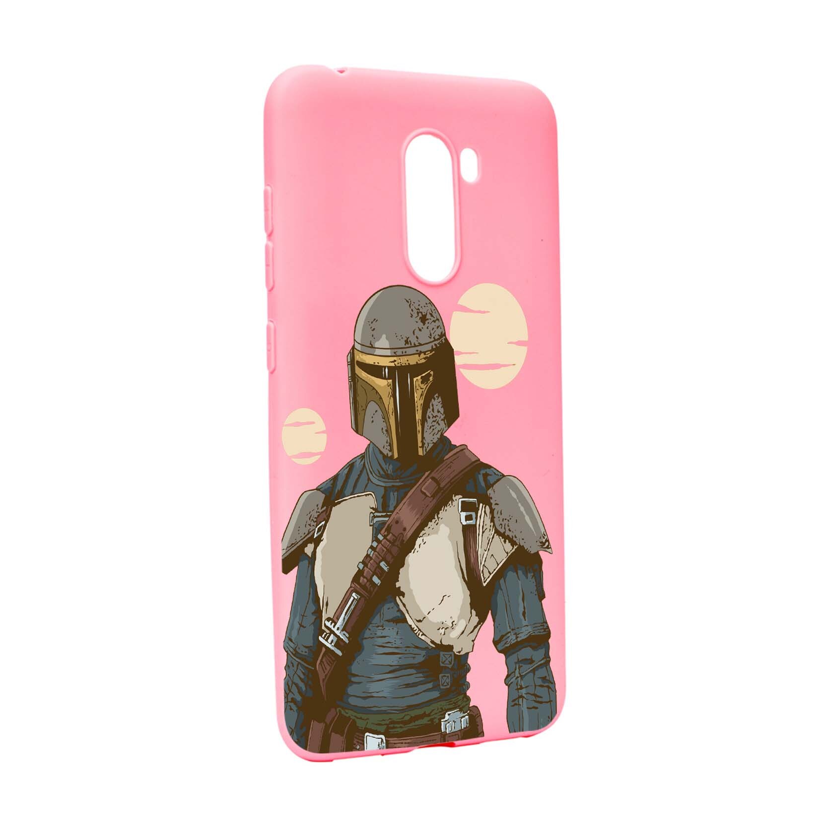 Husa de protectie Star Wars - The Mandalorian, Movie, pentru Xiaomi PocoPhone F1, rezistenta la uzura, anti-alunecare, din silicon Premium, P461