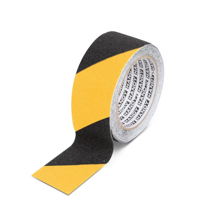 Banda adeziva, antiglisanta, 5m x 50 mm, galben- negru
