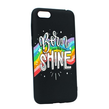 Husa de protectie cu mesaj Born to shine, pentru Apple iPhone 6 / 6S, rezistenta la uzura, anti-alunecare, din silicon Premium, B489 Husa de protectie cu mesaj Born to shine, pentru Apple iPhone 6 / 6S, rezistenta la uzura, anti-alunecare, din silicon Premium, B489