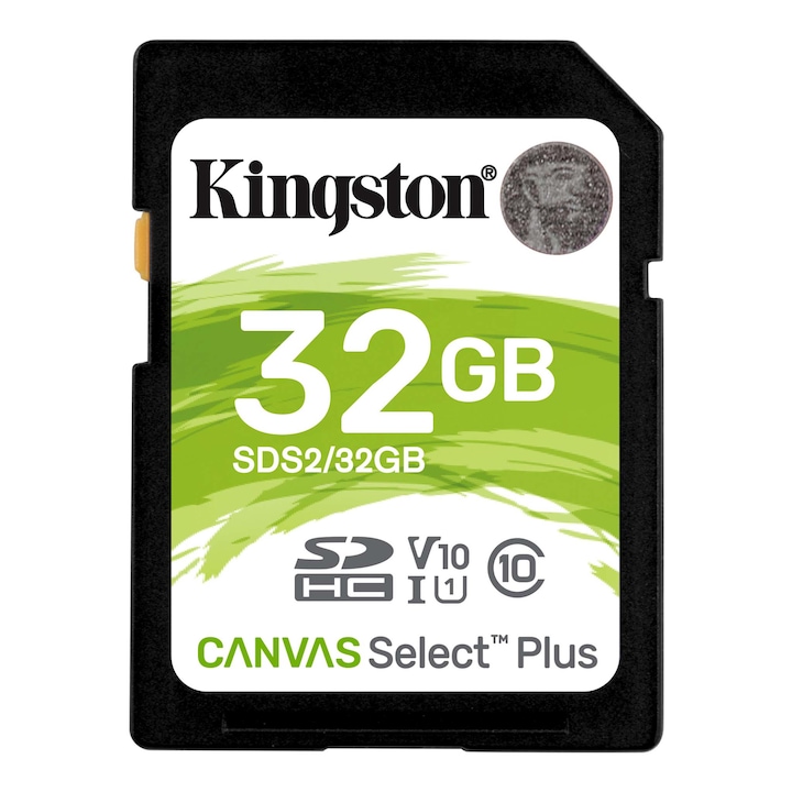 Kingston 32GB SD Canvas Select Plus (SDHC Class 10 UHS-I U1) (SDS2/32GB) memóriakártya