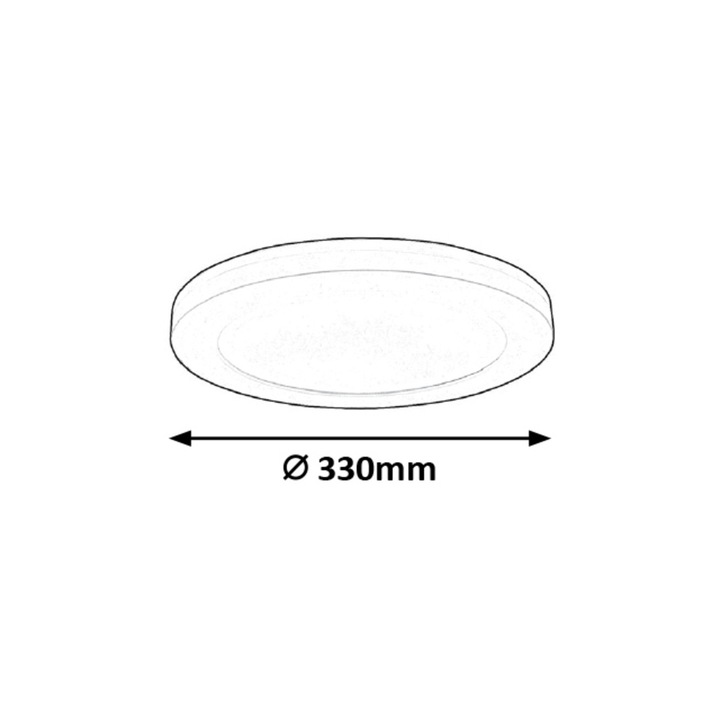 Szonett LED mennyezeti szekrény, fém, alb, 2800 lm, semleges fényű (4000K), 1490, Rabalux