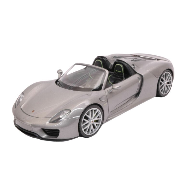 Macheta auto Porsche 918 Spyder argintiu 1:24 Welly